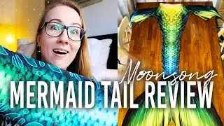 Moonsong Magic Mermaid Tail REVIEW ♥ The Fluke is HUGE!!