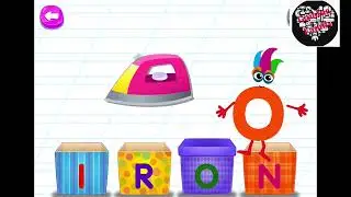 Learn Letters with Puzzles BUILD THE WORD IRON Alphabet Learning for Kids VIDEOS FOR KIDS GAMES