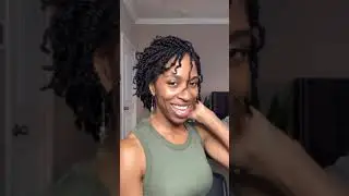 Mini Twists on Short/Medium Natural Hair #shorts