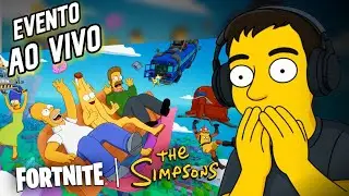 Esse foi o MELHOR EVENTO AO VIVO de todos! The Simpsons x Fortnite!