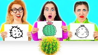 MALEN UND ESSEN CHALLENGE #2 | Streich Kriege von Ideas 4 Fun