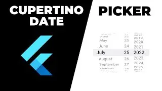 Cupertino Date and Time Picker in Flutter | IOS Style Date Picker | flutter tutorial #video