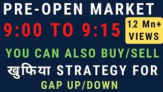 Pre Open Market Strategy | Buy/Sell before market opens