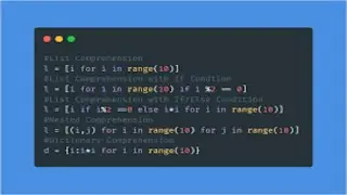 Comprehensions in Python | CodeFactory