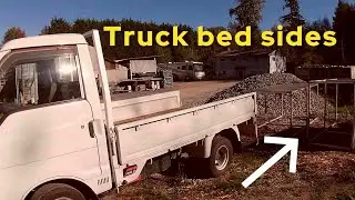 How to make Truck Bed sides with Scrap Metal finds
