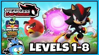 Angry Birds Friends раскрывают геймплей The Shadow Tournament! 🌌 (Уровни 1–8)