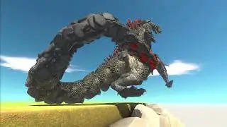 Death Run Shin Godzilla vs Baby Shark Megalodon ARBS 1000 Animal Revolt Battle Simulator