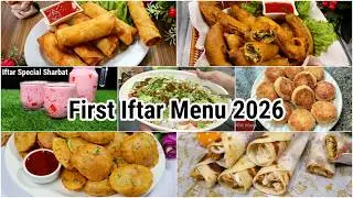First Iftar Complete Menu Recipes 2026 | First Iftar Menu Ideas By Tasty Food With Maria