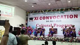 Brahmamokkate mrudula nd Keerthana group song at JNTU university kkd