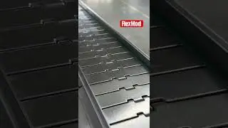Stainless Steel Chain Plate Conveyor #flexlink