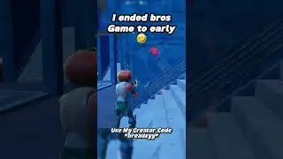 Ended bros game to early🤣#fortnitememes #fortniteclips #fnmmemes #memes #fortnite #viral #yts