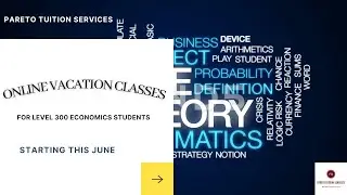 ONLINE ECONOMICS VACATION CLASSES