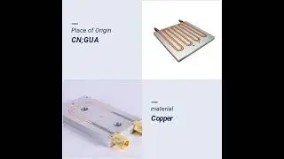 Thermal cooling aluminium water cooled aluminum liquid cold plate cooling heatsink