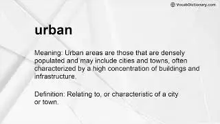 urban Meaning