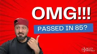 Сдал NCLEX в 85?