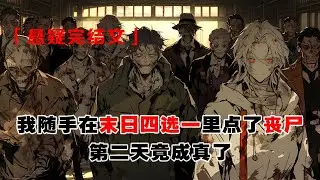 💢《末日四選一，我點了喪屍》：我隨手在末日四選一里點了喪屍，第二天竟成真了！當樓下慘叫響起，手機彈出新選項：四個安全屋，這次的選擇將決定生死。