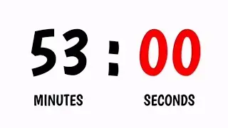 53 Minutes Countdown Timer