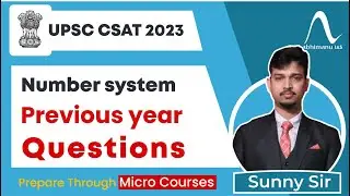 UPSC CSAT | Previous Year Questions | Number System 2023 | by abhimanu IAS