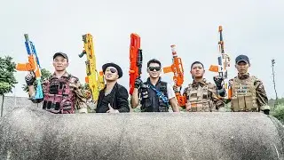 Nerf Guns War : Men S.W.A.T Of SEAL TEAM Special Attack Sinister Dark Force Of Criminal Group