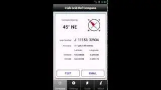 Irish Grid Ref Compass app for Android