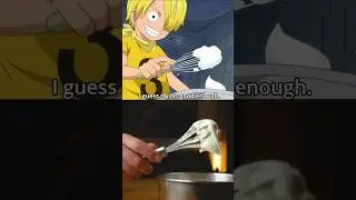 Sanji's CAKE in REAL LIFE - One Piece 🍰🎂  #Short #onepiece #anime #sanji #onepiecefood