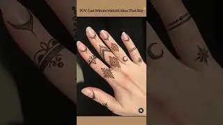 Latest Finger Mehndi Design 2026💚| #Easy & Stylish #pintresty aesthetic mehndi ideas 💡#ytshorts