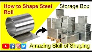 Amazing skill of making big steel box | Storage trunk