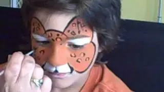 Michigan Face Painters | Cheetah Mask Face Painting Tutorial