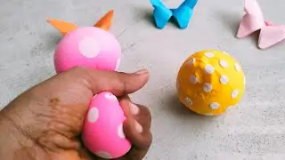 Easy Stress ball/Dna ball ||satisfying and relaxing ball||Plastically 💖|