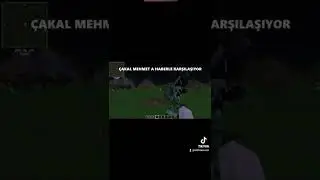&Ccedil;AKAL MEHMET A HABERLE KARŞILAŞIYOR #shorts #minecraft #modluminecraft #cakalmehmet