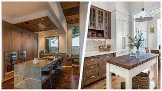 75 Brown Floor Kitchen With Brown Cabinets Design Ideas You'll Love ⭐️