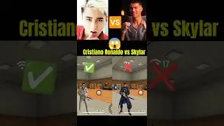 Cristiano Ronaldo vs Skylar in freefire 😱🥶☠️#shorts #freefire #cristianoronaldo