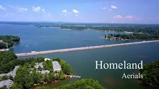 Charlotte NC Region,  Aerial Stock Footage,  Drone Aerials of Small Towns in Charlotte NC Area