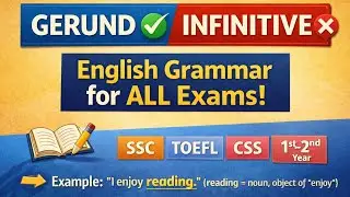 Gerund vs Infinitive &ndash; Learn the Difference with Simple Examples in English Grammar! ✅