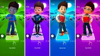 Paw Patrol VS Marshall VS Rubble Paw Patrol VS Ryder Paw Patrol - Tiles Hop EDM Rush