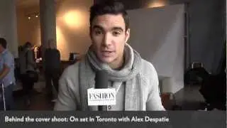 MEN'S FASHION: Alexandre Despatie Cover Shoot