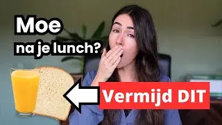 Moe na het eten? 🥱 Zo kapen sterk bewerkte koolhydraten en suikers je energie!