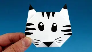 How to make an easy Paper Tiger 🐯 Paper Tiger  Face