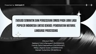 Project UAS Pemrosesan Teks: Analisis Evolusi Lirik Lagu Indonesia (NLP)