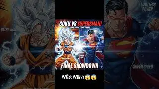 GOKU vs SUPERMAN | Real Power comparison | Who Wins? #1 #4 #shorts
