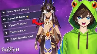 Cyno Main Reacting to Cyno's Voice Lines in Genshin Impact