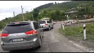 Peaceful View of Railroad Crossing | Tbilisi, Georgia