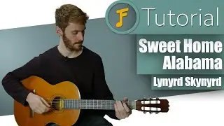 Lynyrd Skynyrd - Sweet Home Alabama | Gitarren Tutorial für Anfänger | Deutsch | Jamflix