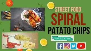 Korean Famous Tornado Potato(Spiral Ring Chips) in Chandpur/Bangladeshi Street food