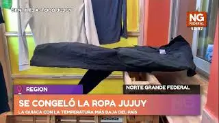 NGFEDERAL - SE CONGEL&Oacute; LA ROPA JUJUY - REGION