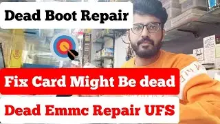 Dead Emmc Repair in ufi box successfully done ✅