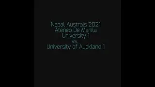 Nepal Australs 2021: Round 8, Room A