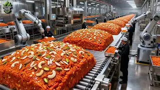 Inside the Carrot Halwa Factory 🥕 | Milk, Carrots & Pure Desi Ghee in Action