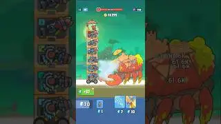 TDS destroy ZOMBIE MEGA CRAB BOSS in one second 51 #tds #towerdefense #towergame #zombie
