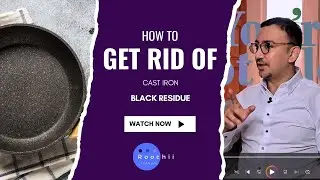 How to Get Rid of Cast Iron Black Residue | By Roochii Cleaning